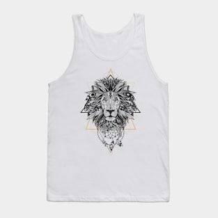 Lion in aztec style Tank Top